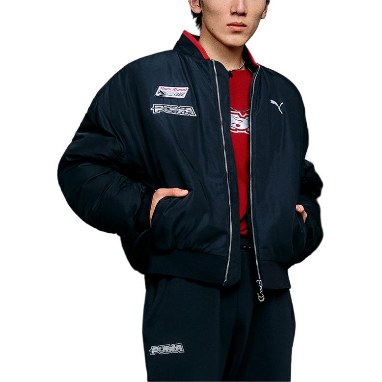 Puma Bomber imbottito Race Ahead Anno Cinese del Cavallo Edizione Limitata Antivento Ampio Impermeabile Giacca da Volo Giubbotti Unisex 636028-01