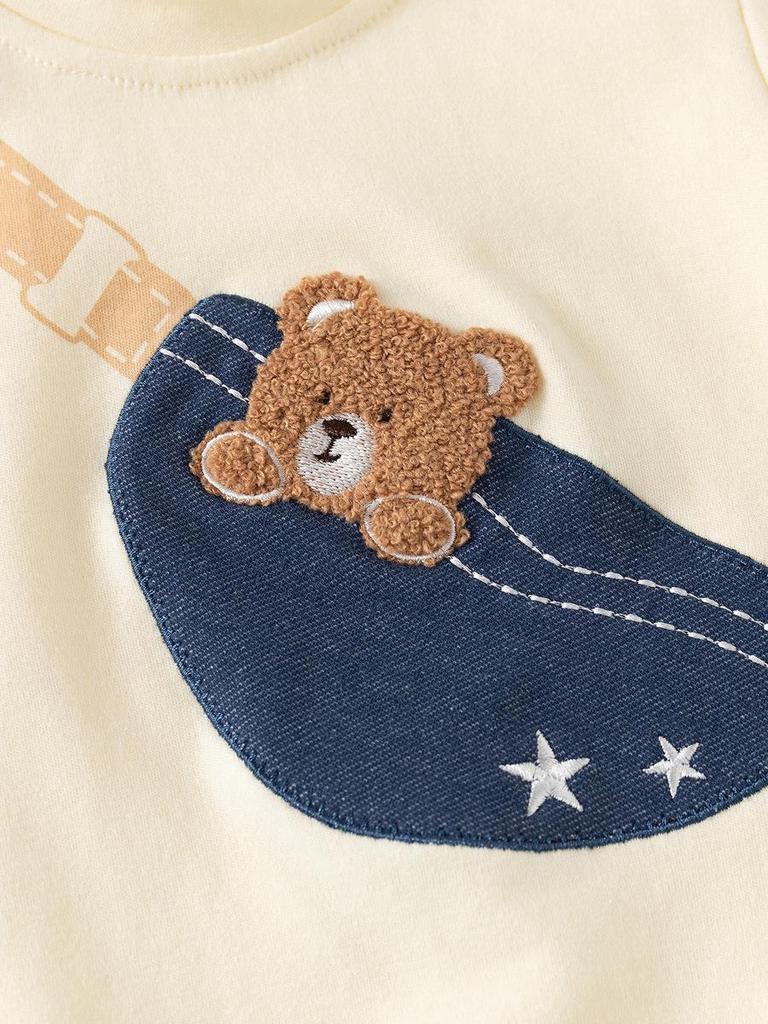 Jungen Baumwoll-Sweatshirt & Lange Hose - 2-teiliges Frühling/Herbst-Set