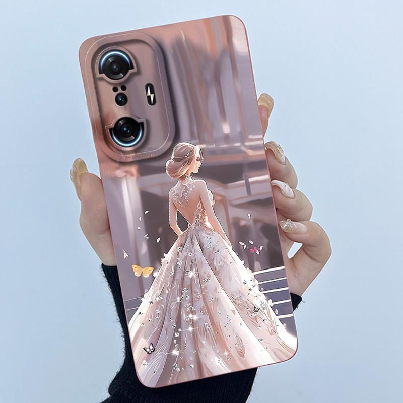 Phone Case For Redmi K50 Gaming K40 Gaming Xiaomi POCO F3 GT F4 GT 5G Protection Casing Girls Silicone Soft Protective Cover