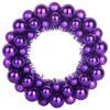 Christmas Ball Wreaths 2 pcs Purple 33 x 33 x 7 cm Polystyrene