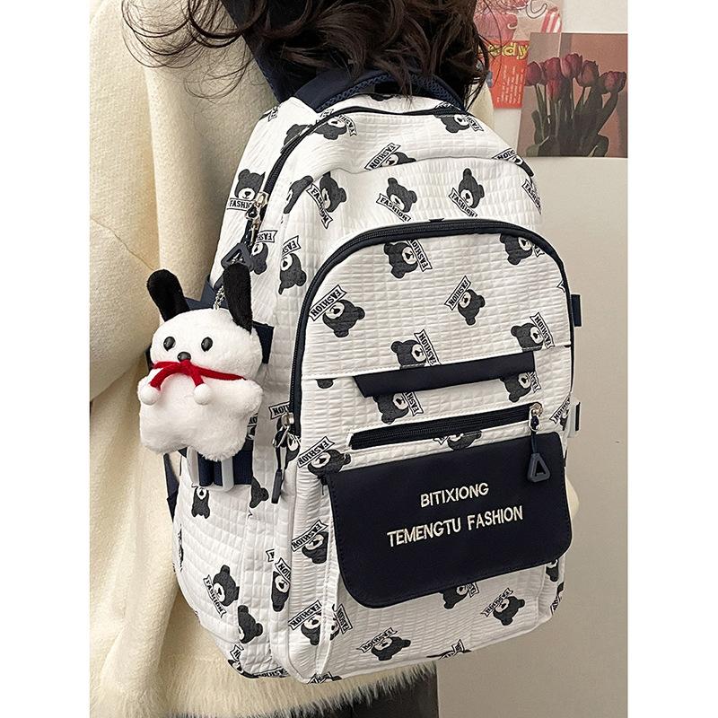 Schoolbag Japanese College Style Schoolbag Female Ins Style Cute Leisure Junior High School Student High School College Backpack Large Capacity 