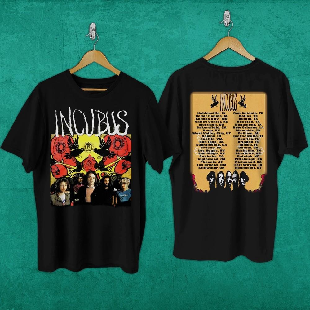 New Incubus Alternative Rock Apparel amp 90s Band TeesT Shirt ZL735 Unisex T-Shirt XXL