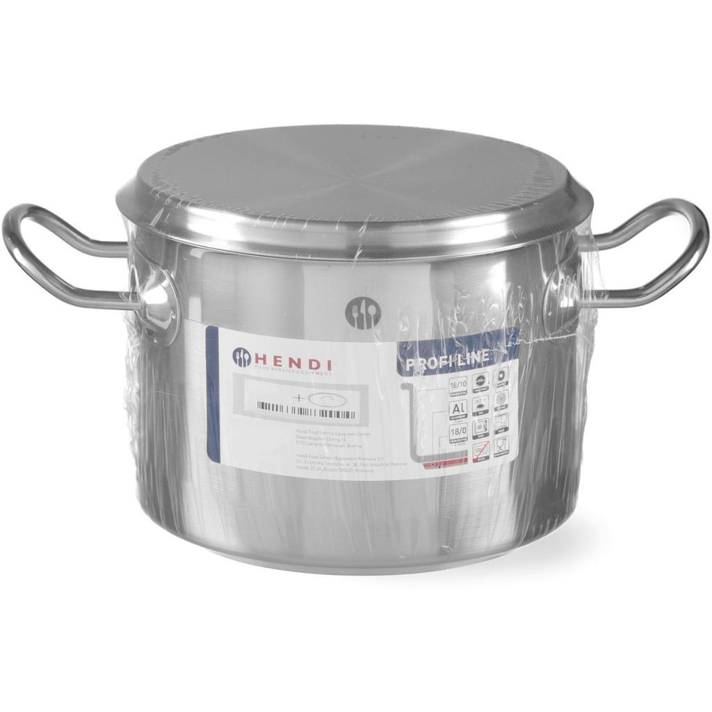 Profi Line medium pot with lid 10 l diameter 280 x 170 h Hendi 831502
