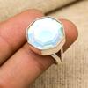 Mystic Topaz Gemstone Jewelry 925 Sterling Silver Jewelry Dazzling Ring Gift For Love
