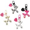 Balloon Dog Keychain - Original Dark Cool Girl and Couple Bag Pendant