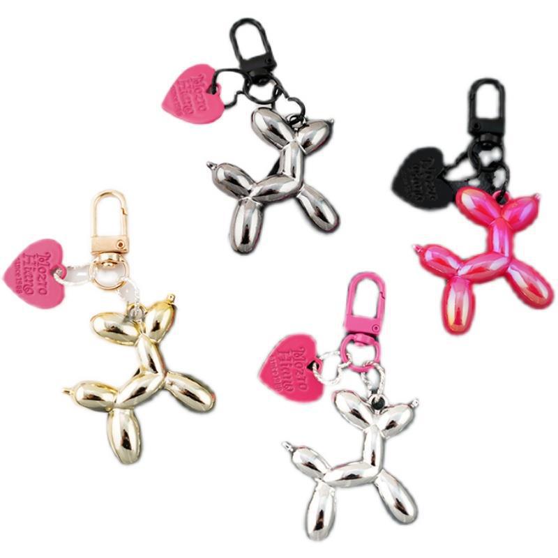 Balloon Dog Keychain - Original Dark Cool Girl and Couple Bag Pendant