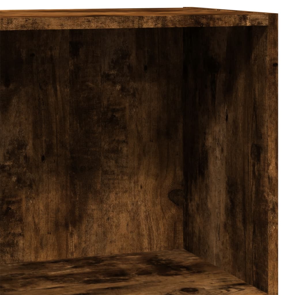 Vidaxl Regał, Przydymiony Dąb, 40X24X76 Cm, Materiał Drewnopochodny