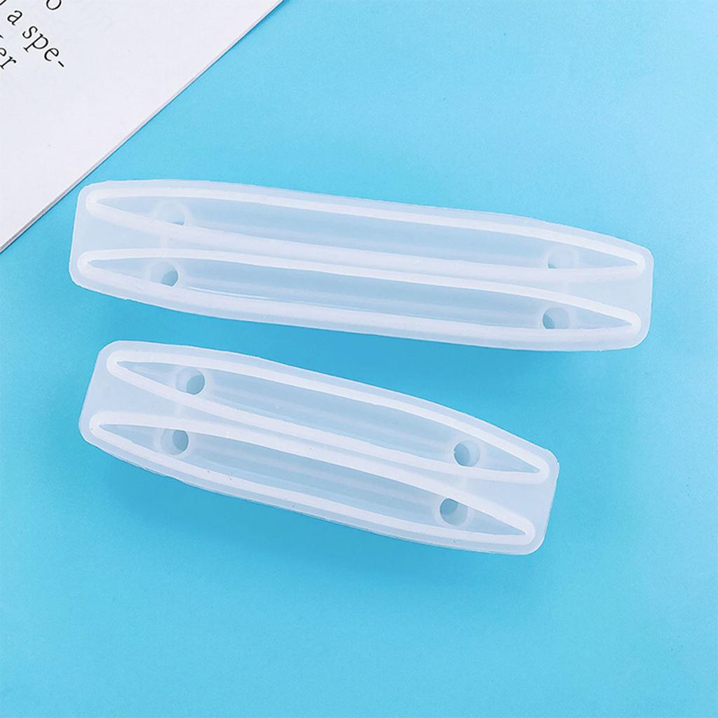 Tablettgriff Harzgussform DIY Untersetzer Tablettgriff Harzform für Servierbrett Schmucktablett Schrank Schrank