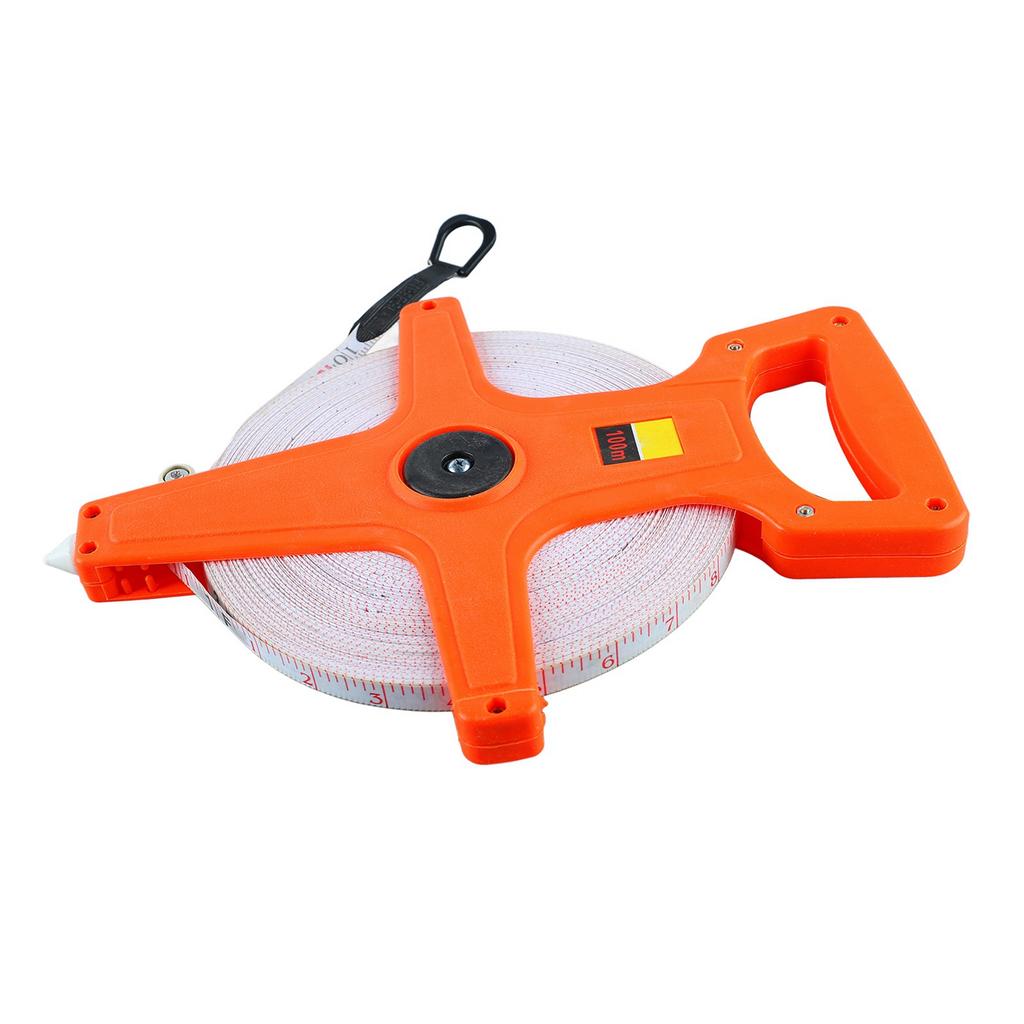 Fiberglass Measuring Tape Retractable Erosion Proof Foldable Long Measure 100meter