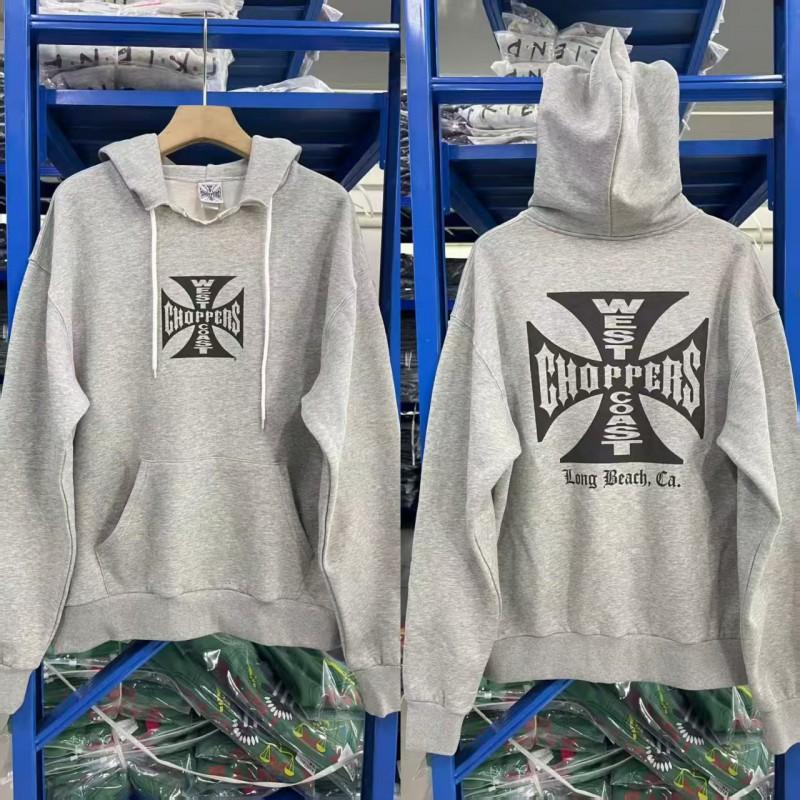 Unisex Oversized Hoodie With Cross Print Vintage Washed Cotton Streetwear Fall Casual Sweatshirt