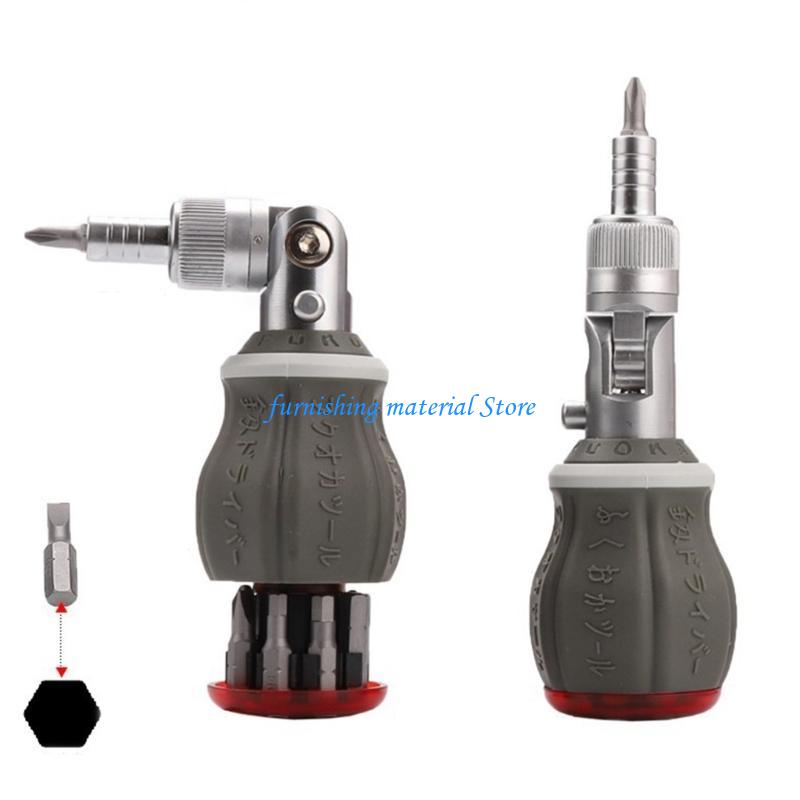 Y5GD 180 Degree Inside Hexagon Adjustable Mini Rapid Ratchet Screwdriver Tool China Mainland