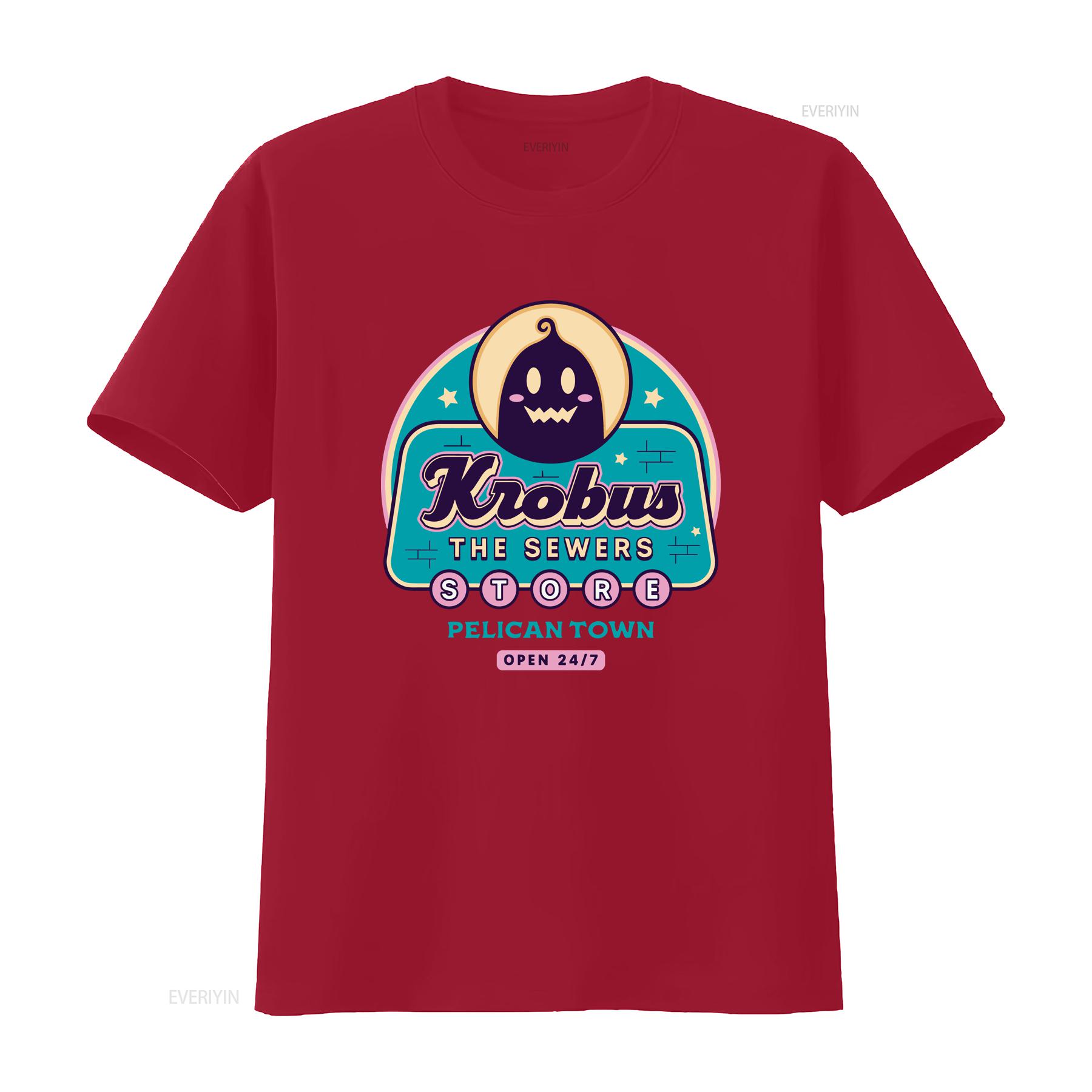 Krobus The Sewers Merchant T Shirt Stardew Valley Video Game Gaming Gamer Junimo Farming Simulator RPG vintage Washed S