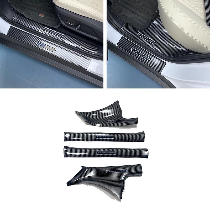 24 BYD Qin L DM-i Carbon Fiber Door Sill Plates & Trunk Protector Set