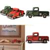 Vintage Lastbilsbordsdekorationer Metallbil Planterare Bondgårdsjuldekoration Toppförsäljning