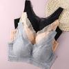 New women's bra lace underwear comfortable gathering skin-friendly thin big breasts show small sexy breathable beautiful back bra