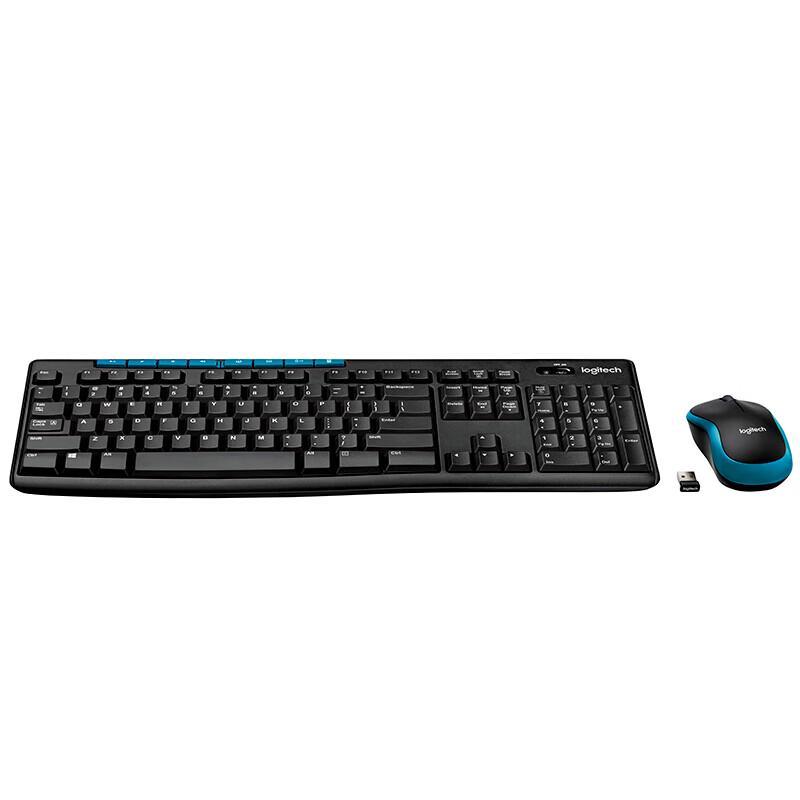Logitech MK275 Full-Size Wireless Keyboard and Mouse Combo