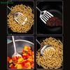 Stainless Steel Kitchenware Six-piece Set: Spatula,Soup Ladle,Slotted Spoon,And Frying Spatula