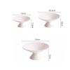 Creative Ceramic Plate high foot plate Luxury hotel tray dishes Cold dish plate Festival Fruit Bowl Snack Dessert Bowl tableware