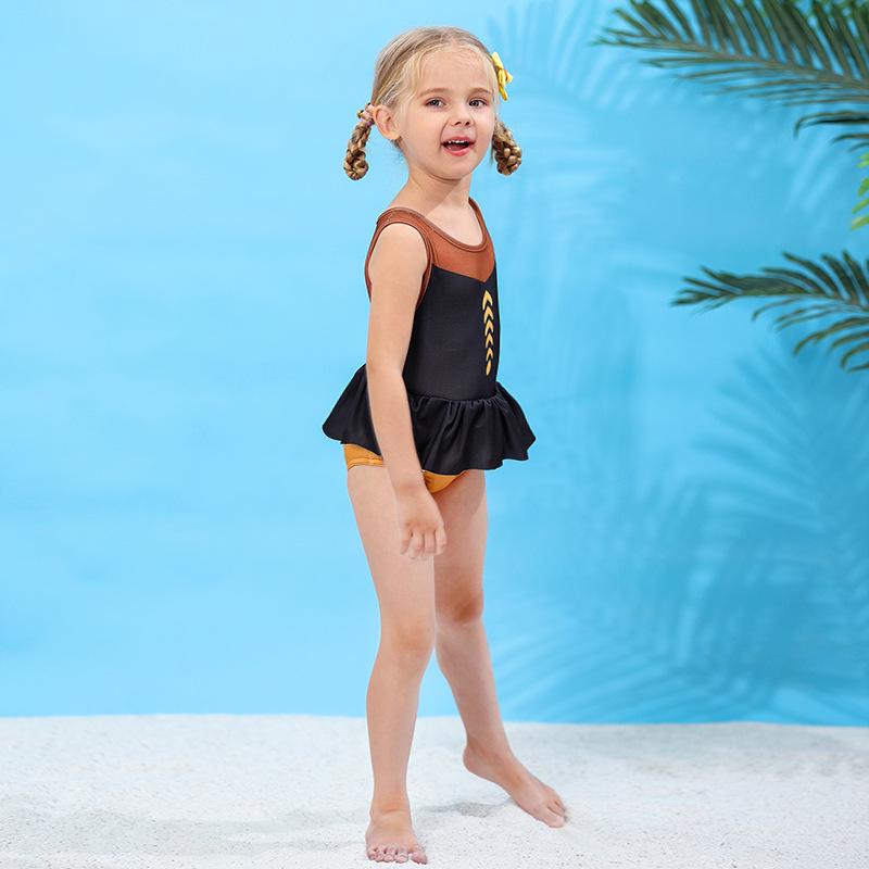 2026 Girls' Disney Princess One-Piece Swimsuit: Cinderella, Snow White & Rapunzel Design