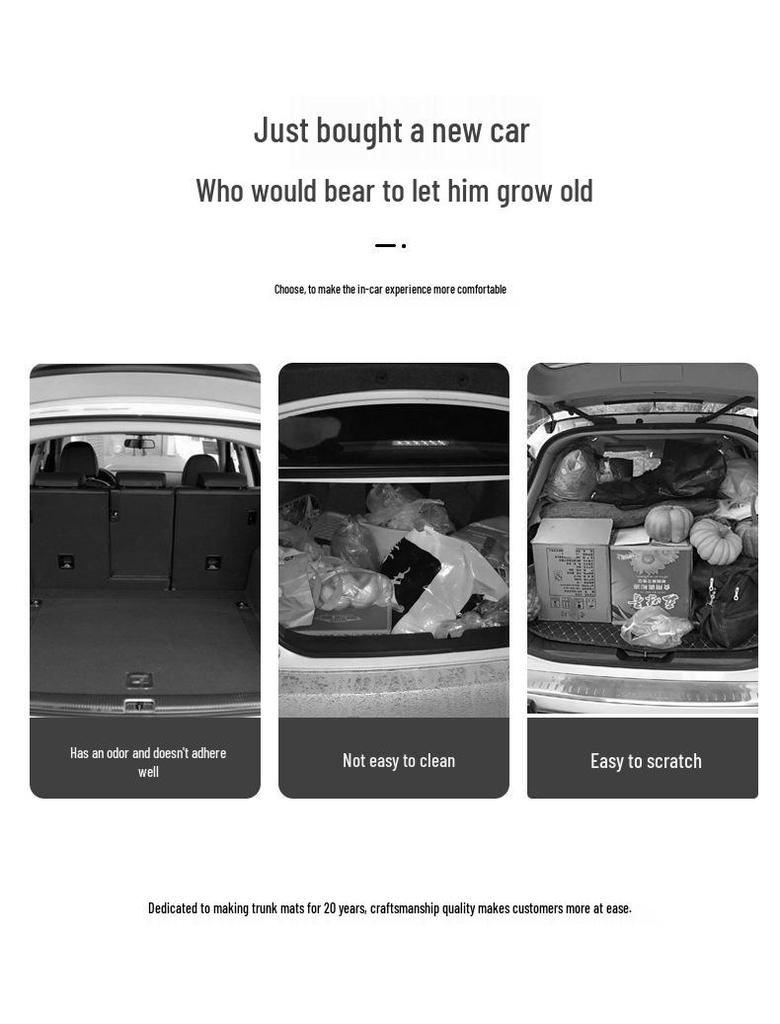 Lexus RZ450e 2023 Trunk Mat - Waterproof TPE Tail Box Mat