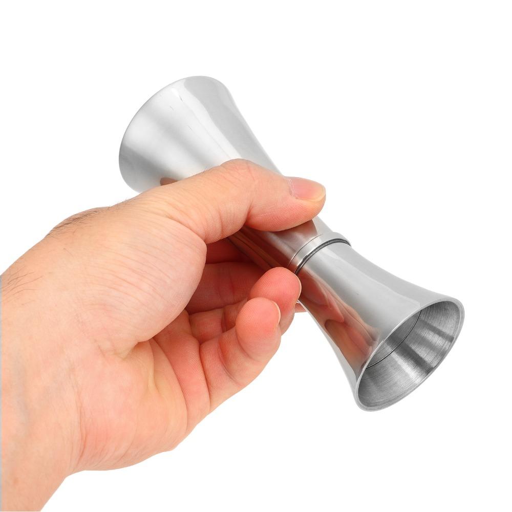 Wide Opening Double Jigger 304 Stainless Steel Cocktail Measuring Jigger  Bartender