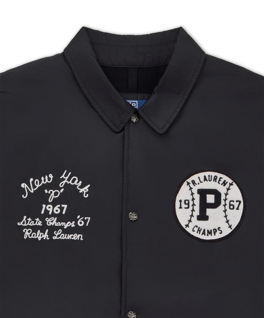 Polo Ralph Lauren [Baseball Capsule] Baseball Patch Coach Jacket - Black