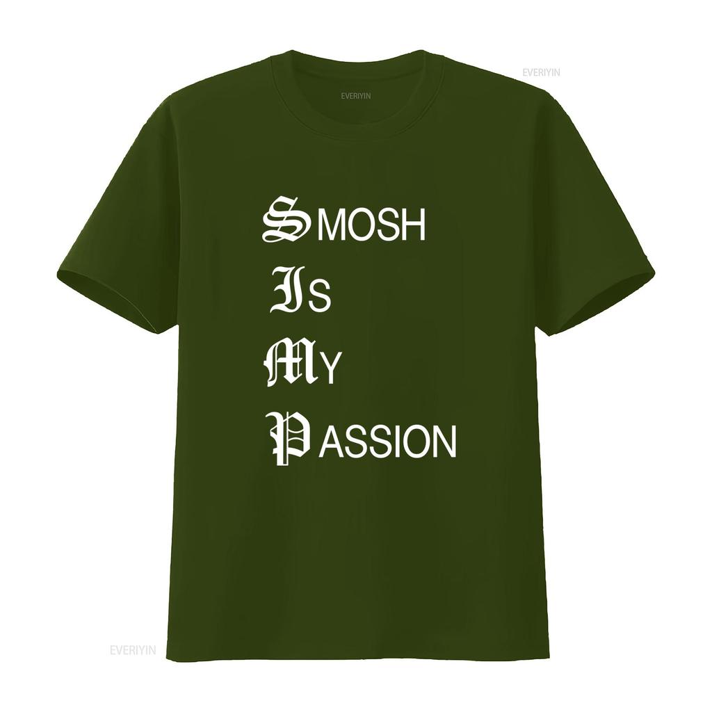 Smosh Is My Passion Funny T Shirt for Full Sizes S 5XL Multicolor Gothic Letter Print Casual Vintage Washed Versatile