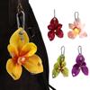 Women Girls Handicrafts Chic Alloy Flower Art Artificial Flower Decorative Simulated Orchid Gift 5 Colors