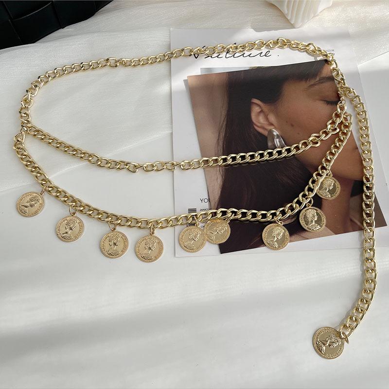 

Womens Elegant Metal Waist Chain With Trendy Tassel For Skirts And Outfits Casual