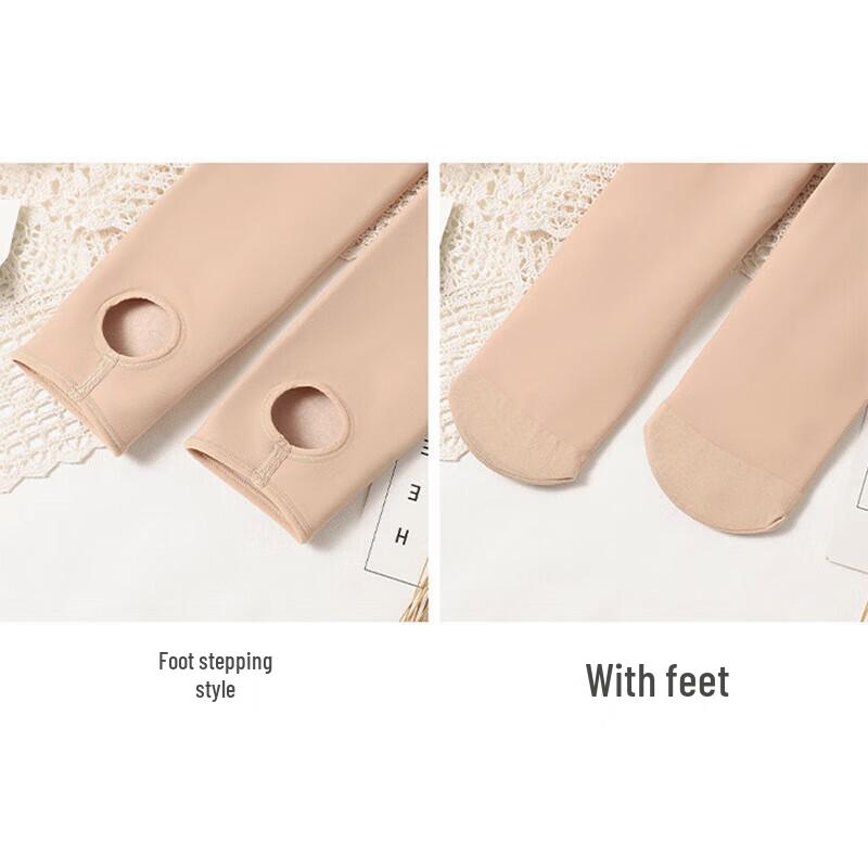 LILANSA Women's Bare Leg Effect Fleece-Lined Tights