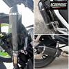 HQ Universal 51mm Motorcycle Exhaust Pipe Length 300/370/470mm Stainless Steel ninja400 R3 Z900 S1000RR MT-07 pcx160 duke390 R1