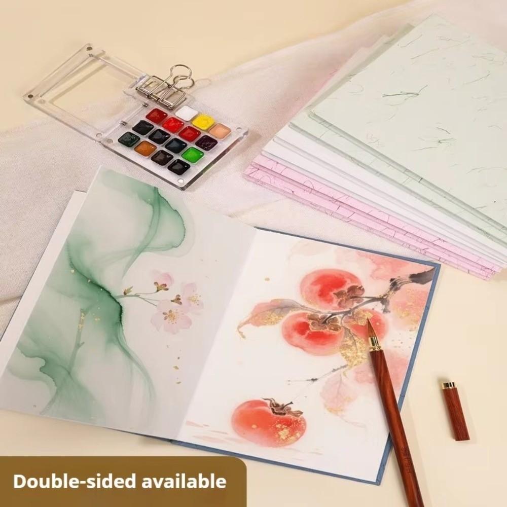Watercolor Art Organ Book Folded Travel Notebook DIY Mini Sketchbook Drawing Artist
