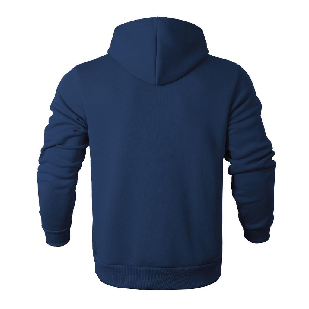 Men's Hooded Sweatshirt, Contrasting Color Sweatshirt, Sports Casual Jacket