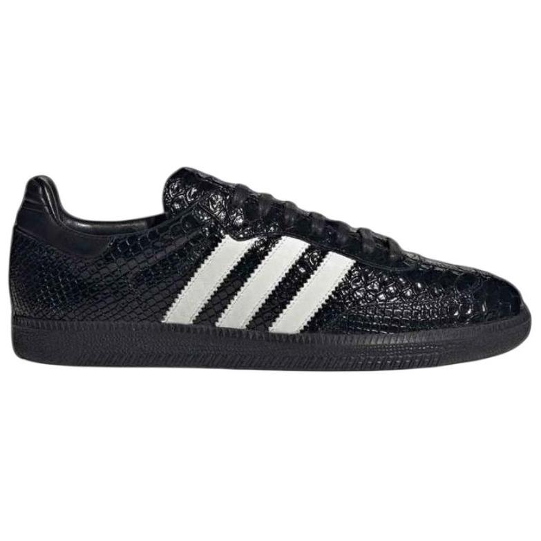 adidas Tênis Masculino Samba OG Feito na Itália Crocodilo Preto Masculino Tênis Preto Essencial Calçado-Branco Time-Vitória-Vermelho IE9120