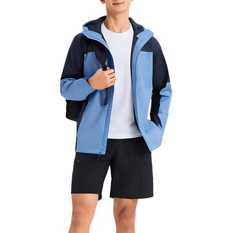 Columbia Waterproof And Windproof Windbreaker Jacket Men's Blue WE3535-479