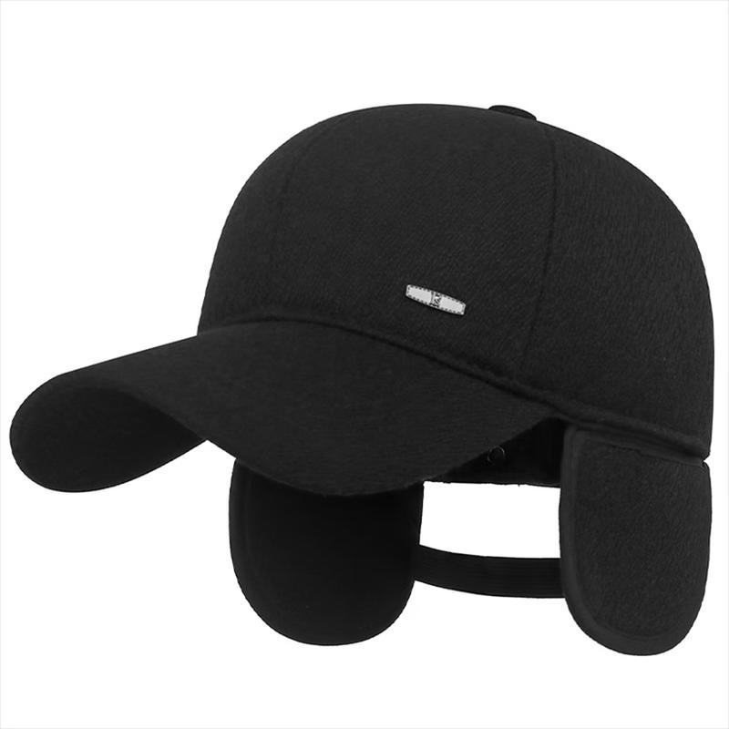 Zhenyueqi Men's Warm Earflap Baseball Cap