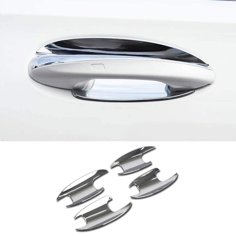 RUIQ Chrome Door Handle Protector Covers for the New Prevents Door Handles from Getting Scratched by Fingernails Mercedes-Benz A-Class (4th
