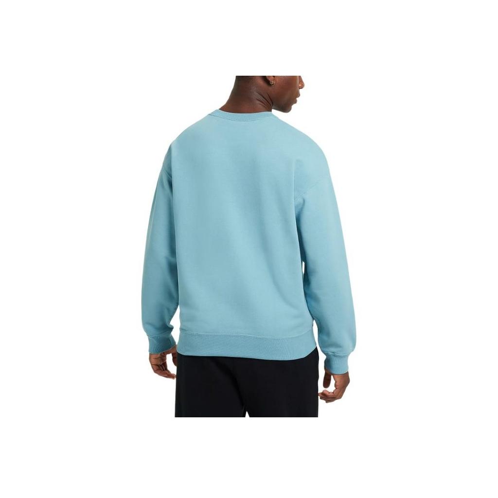 Nike Logo Embroidered Crew Neck Pullover Long Sleeve Sweatshirt Men Sweatshirt Blue DX1361-464