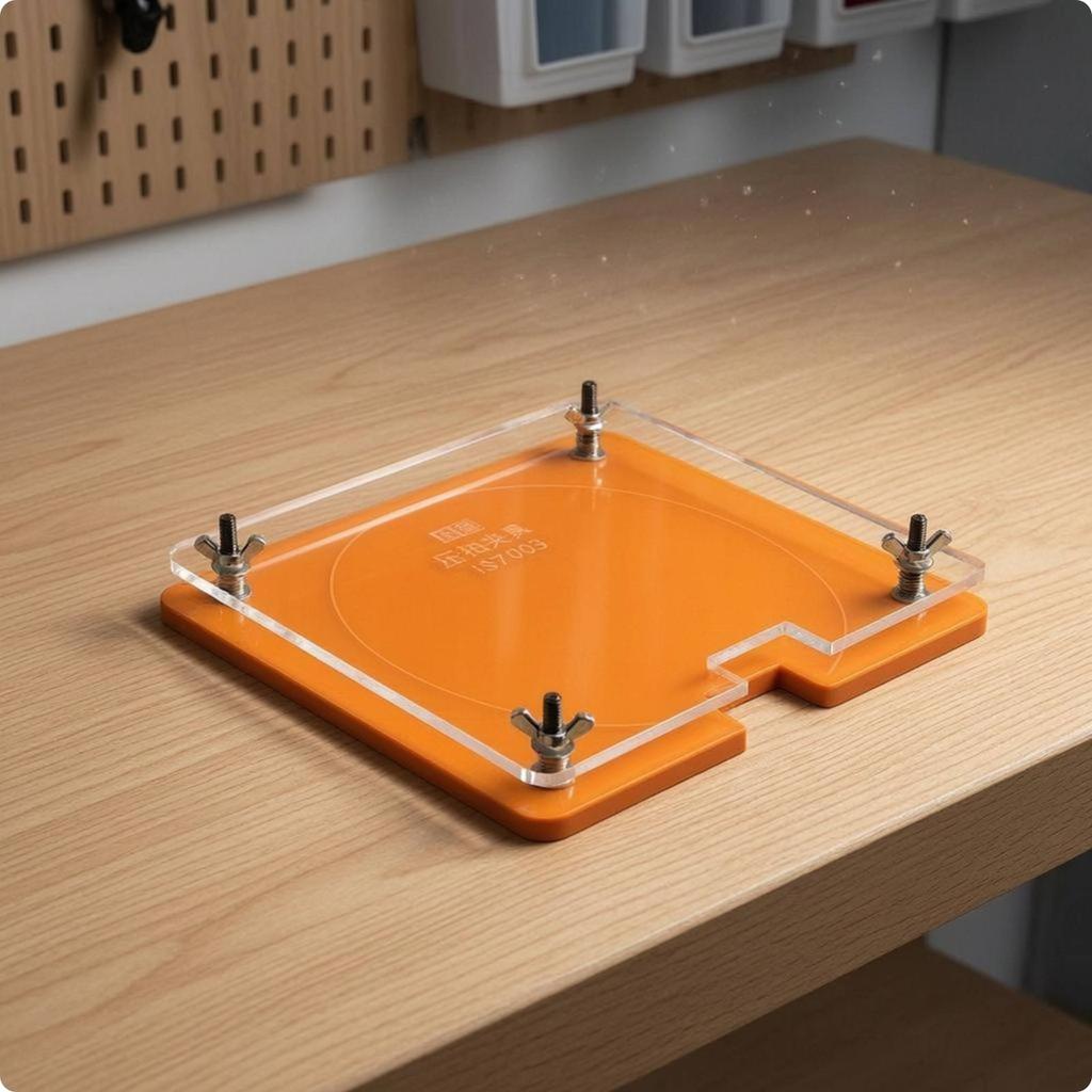 Presse pour bois de tennis de table Fixation transparente Plaque supérieure Pince pour bois de tennis de table Coin de fixation rapide pour palette de tennis de table