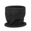 New Thickened Warm Scarves Plush Solid Color Neck Gaiter Face Cover Knitted