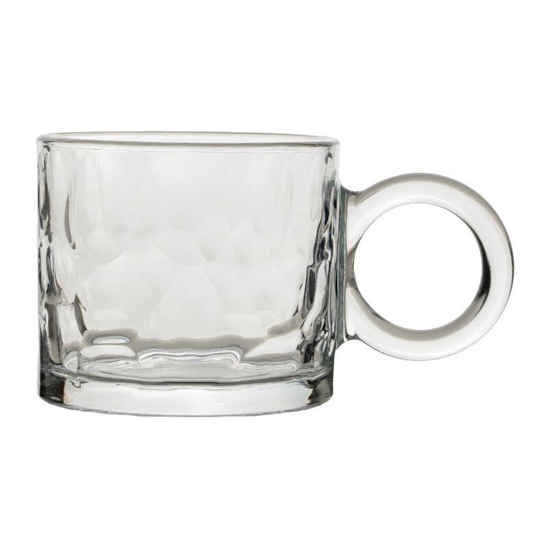 Shangqi Light Luxury Glass Mug with Large Handle