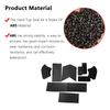 Hard Top Seal Kit for 2018-2025 Jeep Wrangler JL 12PCS  Rain Leakage Repair Interior Accessories Black