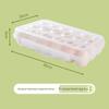 Shockproof Outdoor Egg Storage Box - Shatterproof, Transparent Plastic Tray for Camping and Refrigerator Use