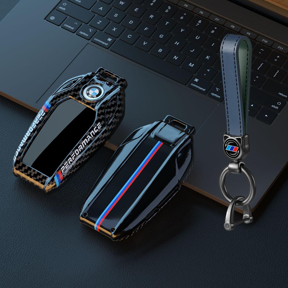 TPU Carbon Fibre White Car Key Case For BMW 5 7 Series G11 G12 G30 G31 G32 i8 I12 I15 G01 X3 G02 X4 G05 X5 G07 Key Accessories ws6y