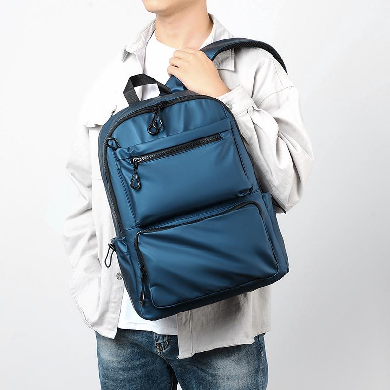 Simple Casual Computer Bag for College Students' School Bag Backpack Large Capacity Outdoor Travel Bag