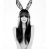 Sexy Lingerie Uniform Seduction Accessories Headband Lace Veil Ball Mask Rabbit Ears Queen Mask