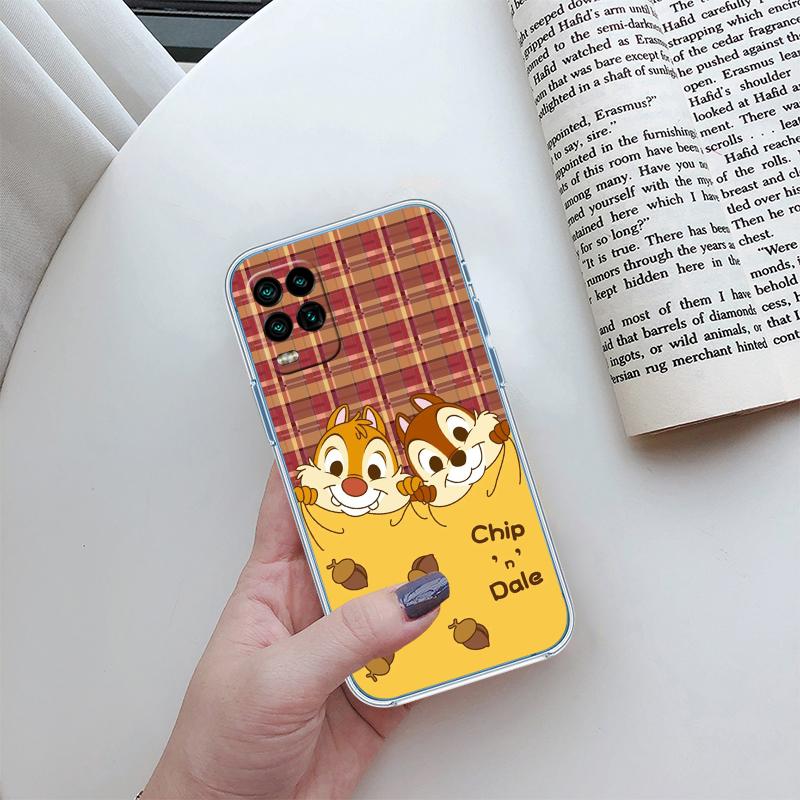 Chip N' Dale Transparent Phone Case for Motorola Moto Edge 20 30 40 50 S30 Fusion Ultra Pro Neo Lite + G200 G23