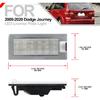 Nsautolighting Journey Led License Plate Light for 2009-2020 Dodge Journey Super Bright 6000K Xenon White Error Free Led Rear Tag Number Plate Lamps