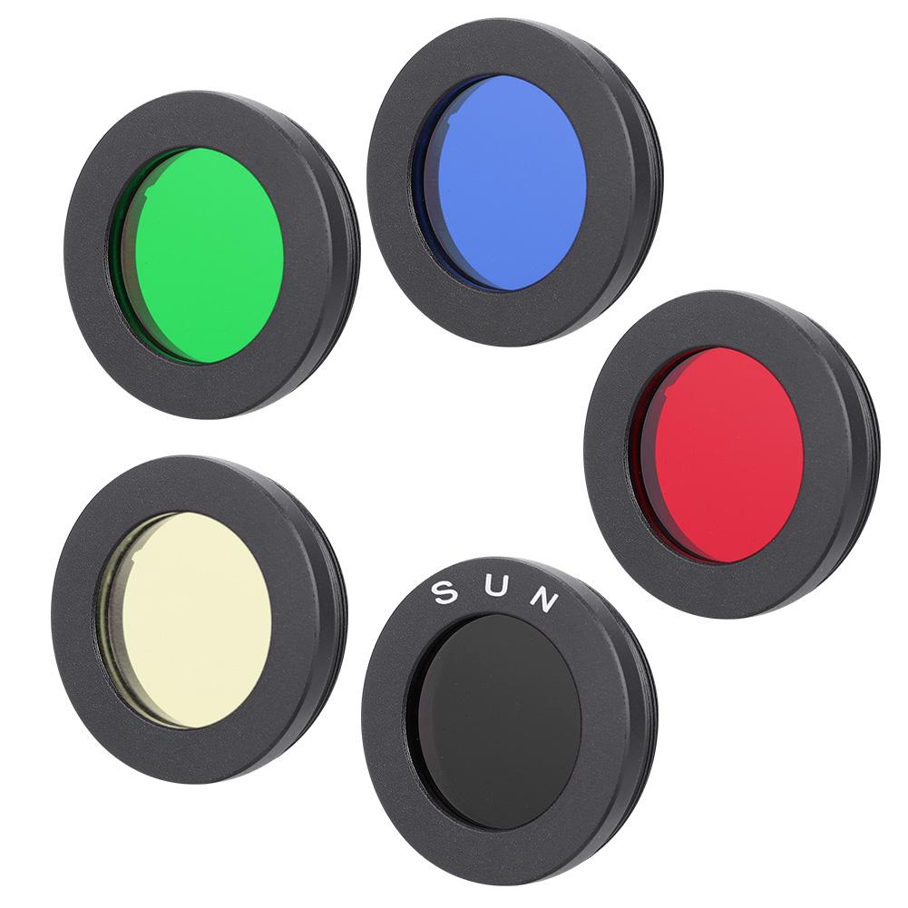 1.25 31.7mm Telescope Eyepiece Lens Color Filter for Moon Nebula Planet Sun