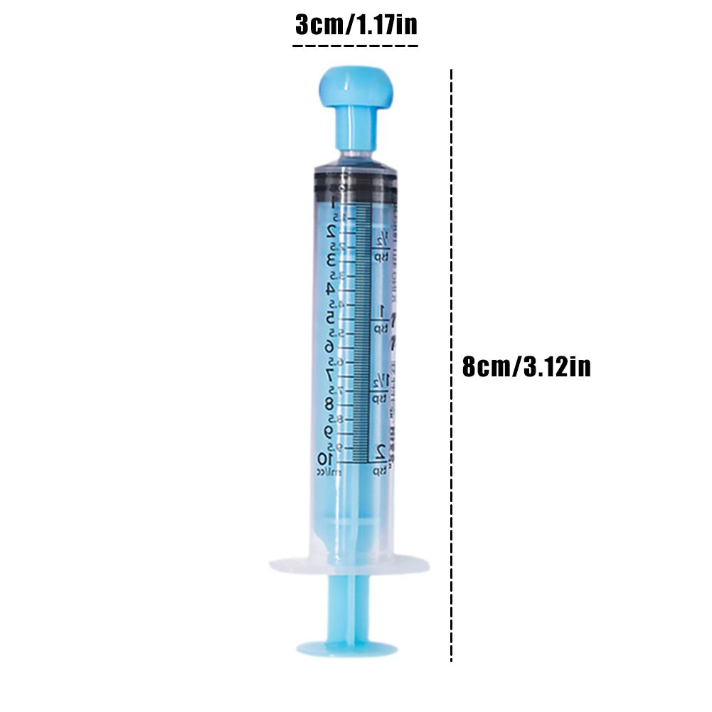 Disposable Pet Syringe Feeder Easy To Use Cat Water Feeder Cat Milk Feeding Syringe with Plastic Cap Plastic Diffuser Syringe